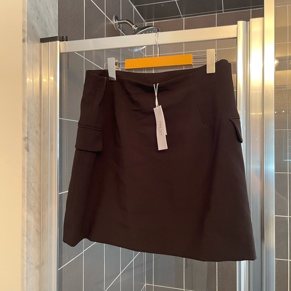 EVER NEW  BLACK CARGO SKIRT SIZE 12 classic feminine holiday christmas formal - Picture 10 of 12